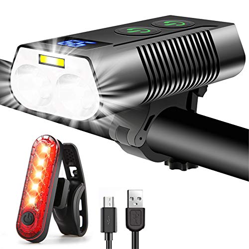 Luci Bicicletta LED ricaricabile 3300 Lumens