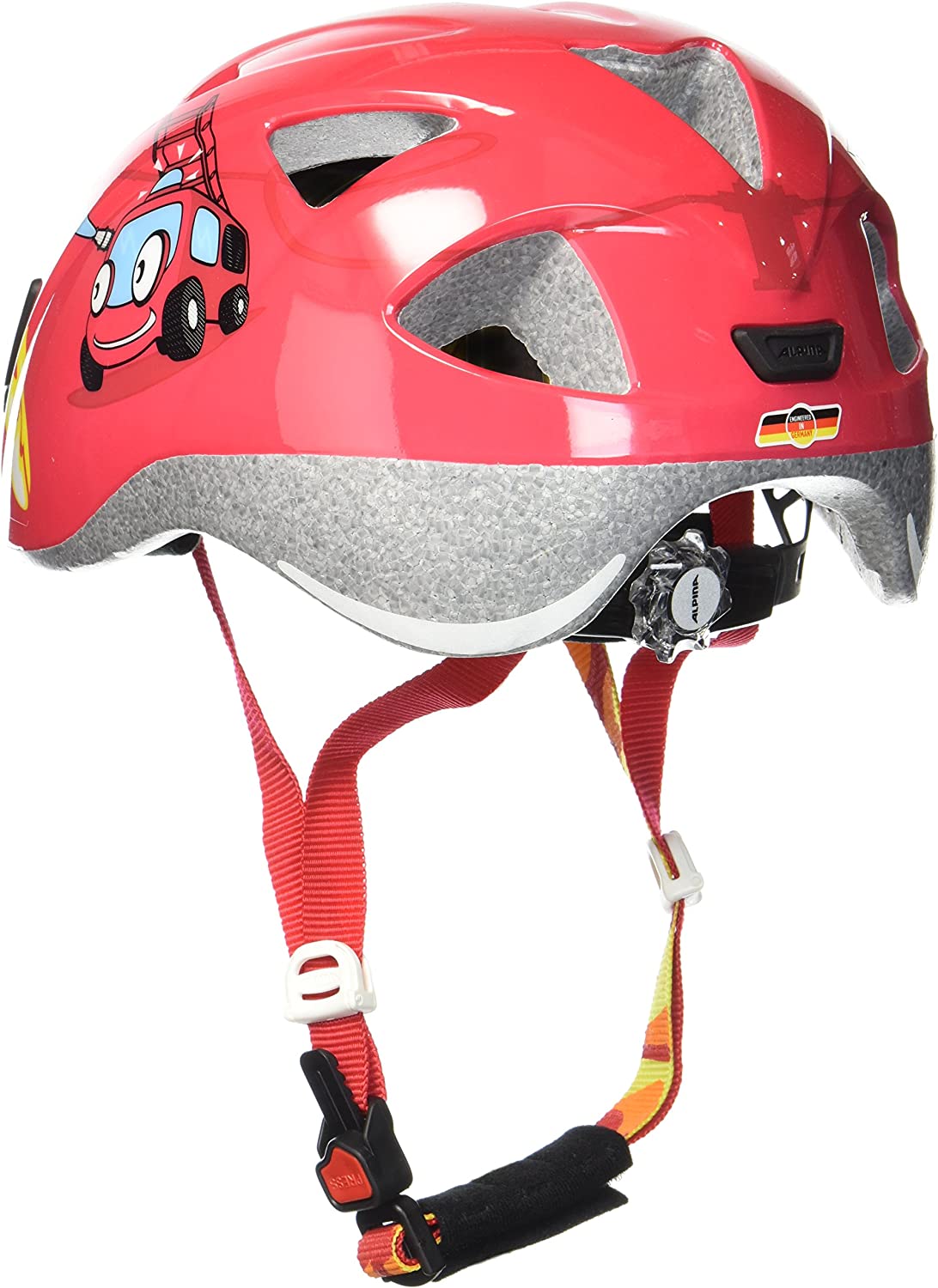 Casco per bambini rosso pompieri