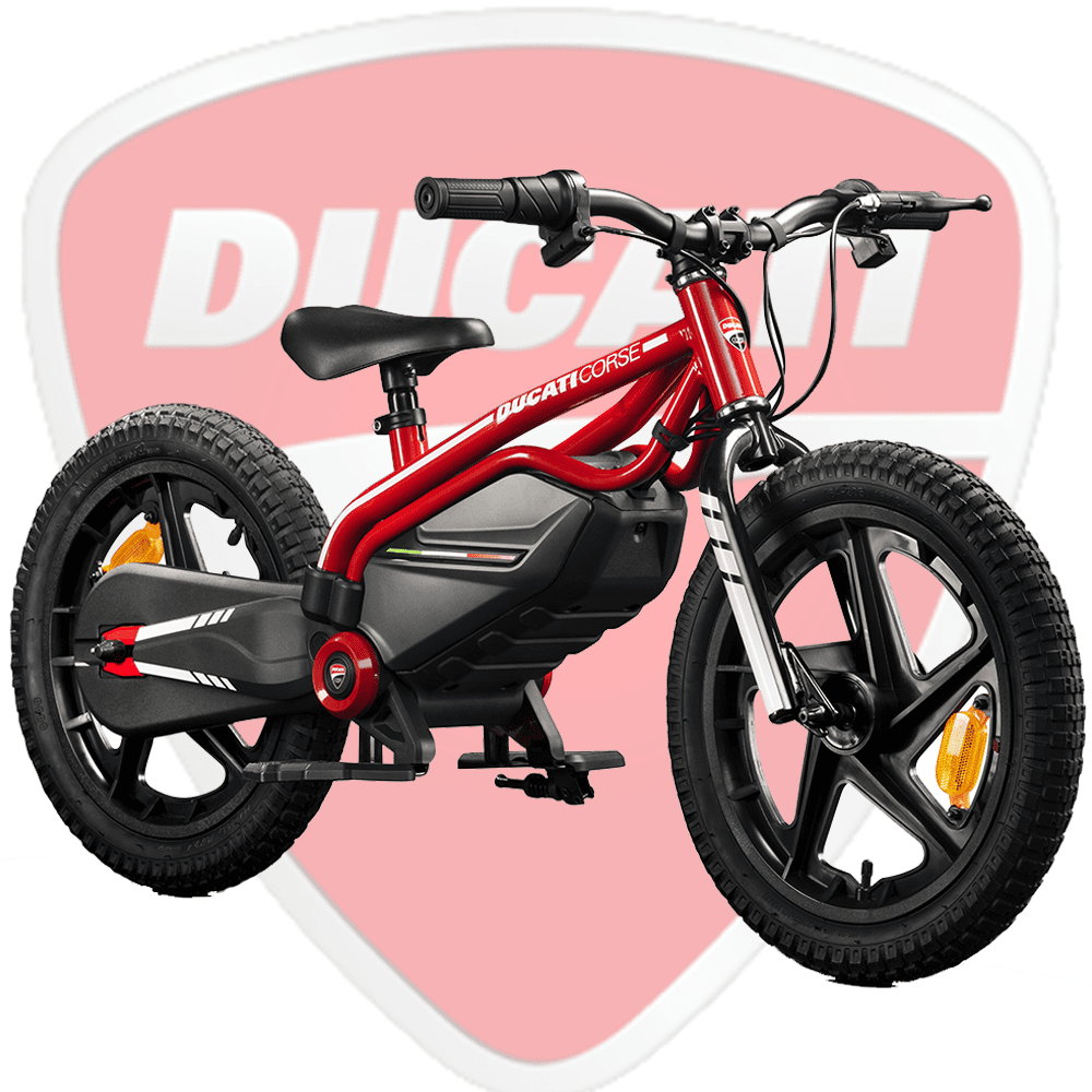 Ducati E-Moto Kids con 2 anni di garanzia italiana